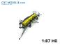 Preview: Koppelwagen T890 B01 3x Drillmaschine A202 Arbeitsstellung gelb